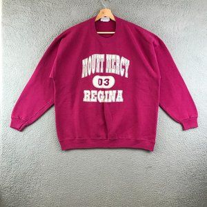 Vintage Mount Mercy Regina Sweatshirt Crewneck Xl